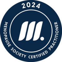 Menopause Society Certified Practitioner badge, 2024